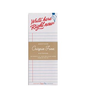 Hovedbilde Crispin Finn Write here right now pad