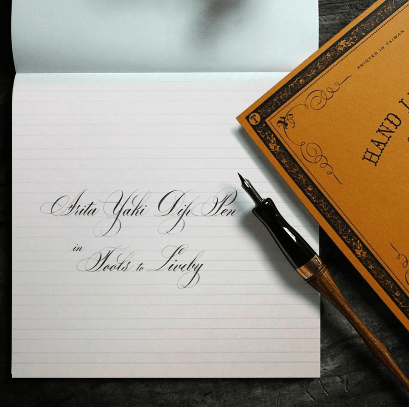 Tools to Liveby Calligraphy Practice Notebook, Handwriting
