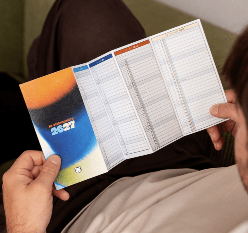 Papier Tigre 2026/2027 Kalender/ Start 1 Sept. 