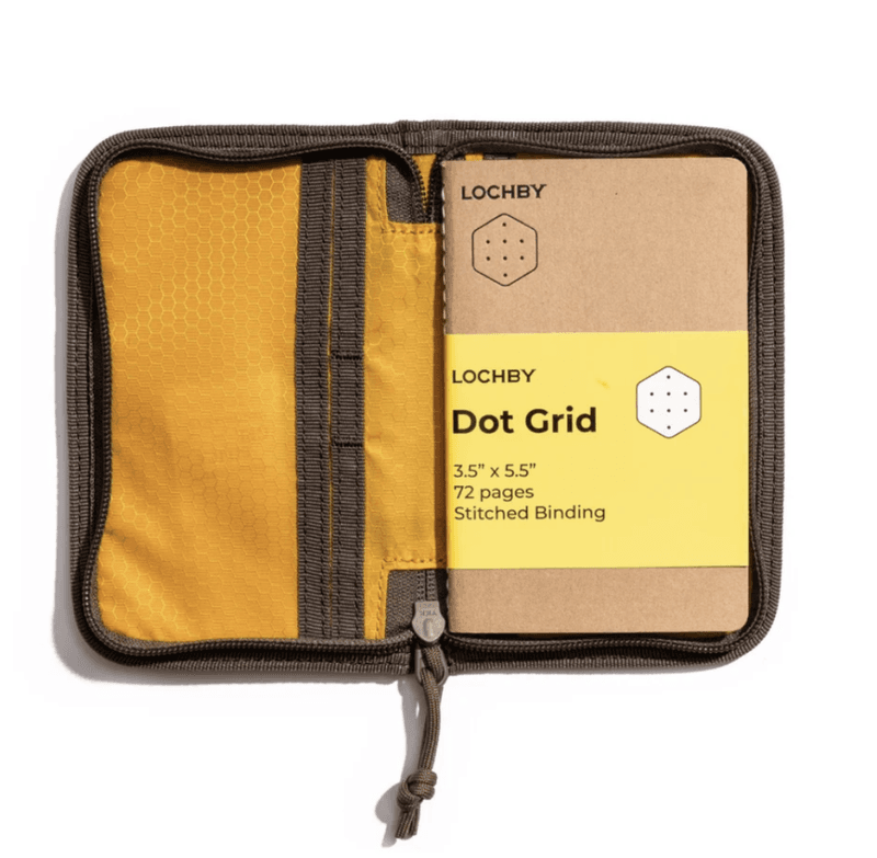 Lochby Pocket Journal Canvas Brown