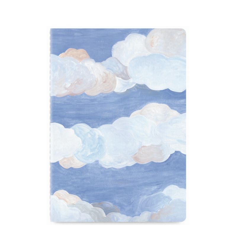 Petit Gramme Notatbok B6 Linjer Clouds