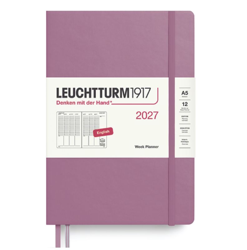 LT Week Planner Vertikal 2027, Hardcover A5