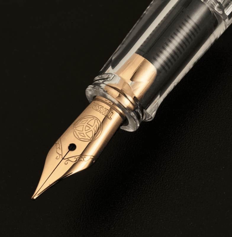 TWSBI ECO Fyllepenn Black Marble with bronze