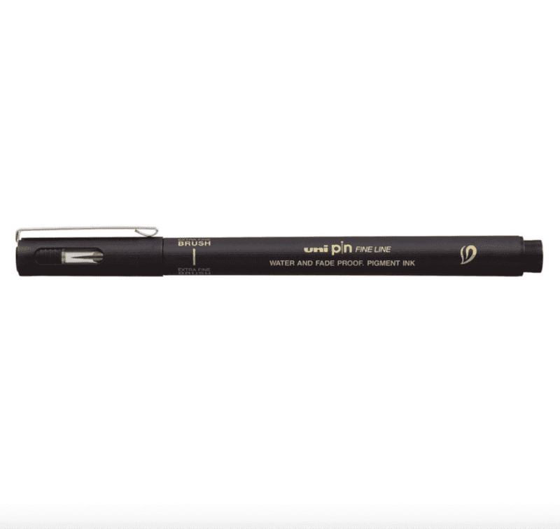Uni Pin Extra Fine Line Brush Pen