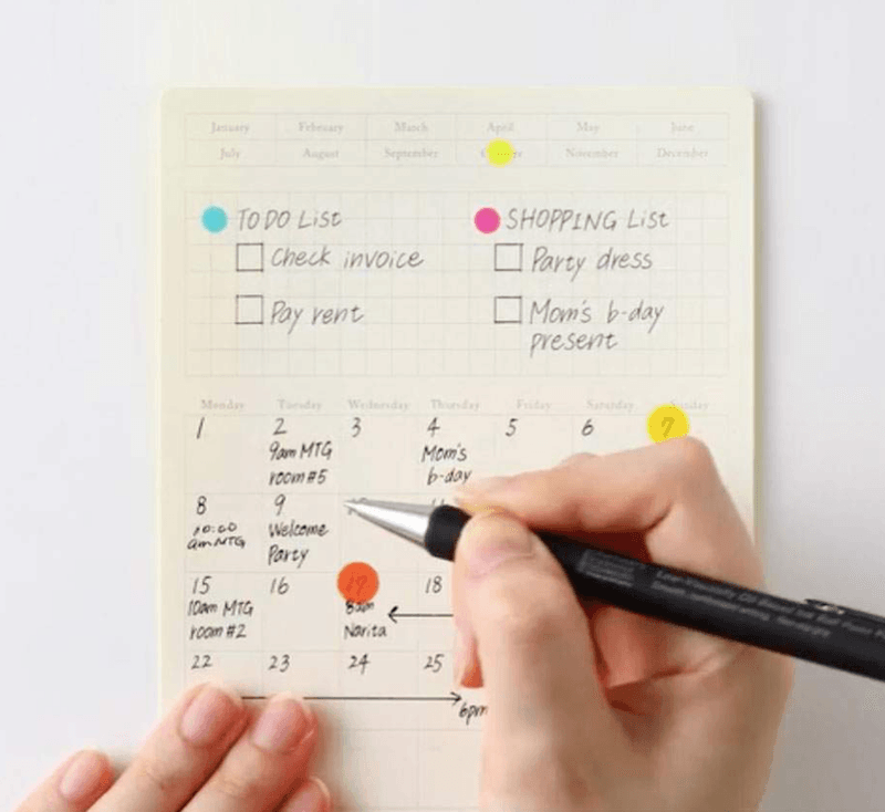 Stalogy Removable Monthly Calendar S