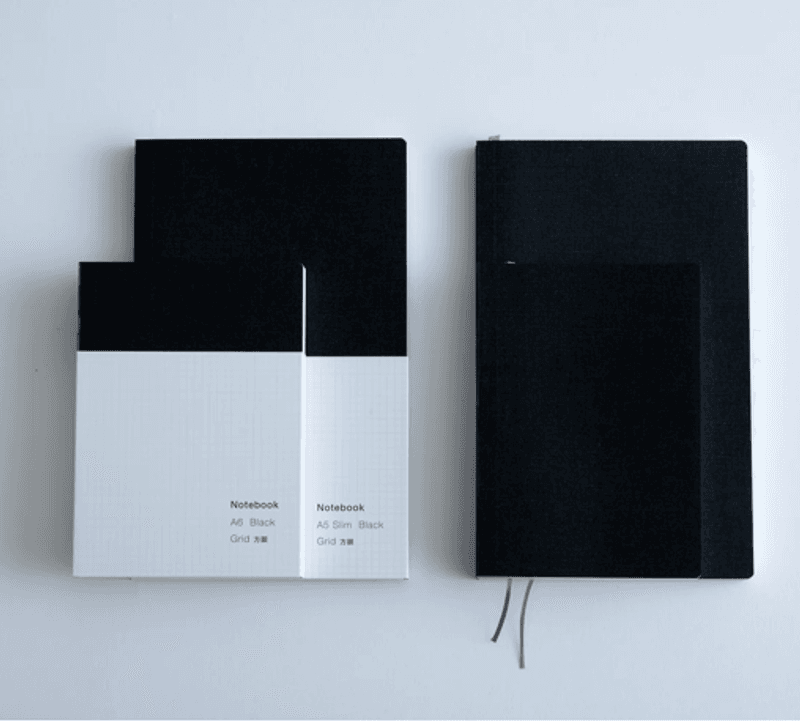 ITO Bindery Notebook Black A5 Slim