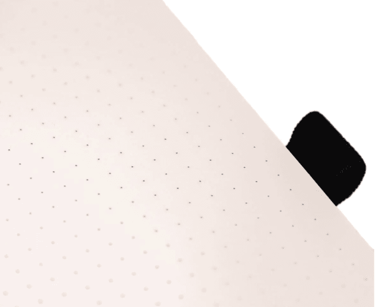 Dingbats Notatbok Cream A5+, Dots