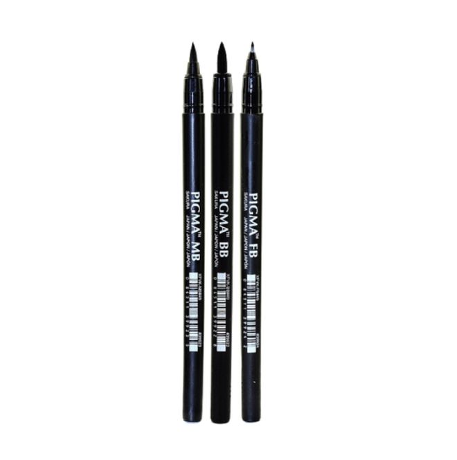 Hovedbilde Sakura PIGMA Penner BB, MB og FB Brush